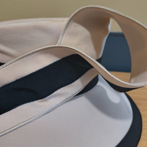 LISA RENE Women’s Black + White Derby / Church Hat | Fancy Statement | One Size - Picture 4 of 5